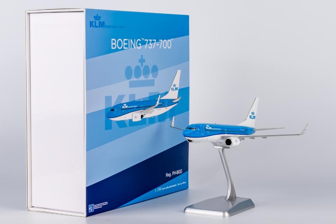 KLMオランダ航空 737-700 PH-BGG 1/200 - メルカリ