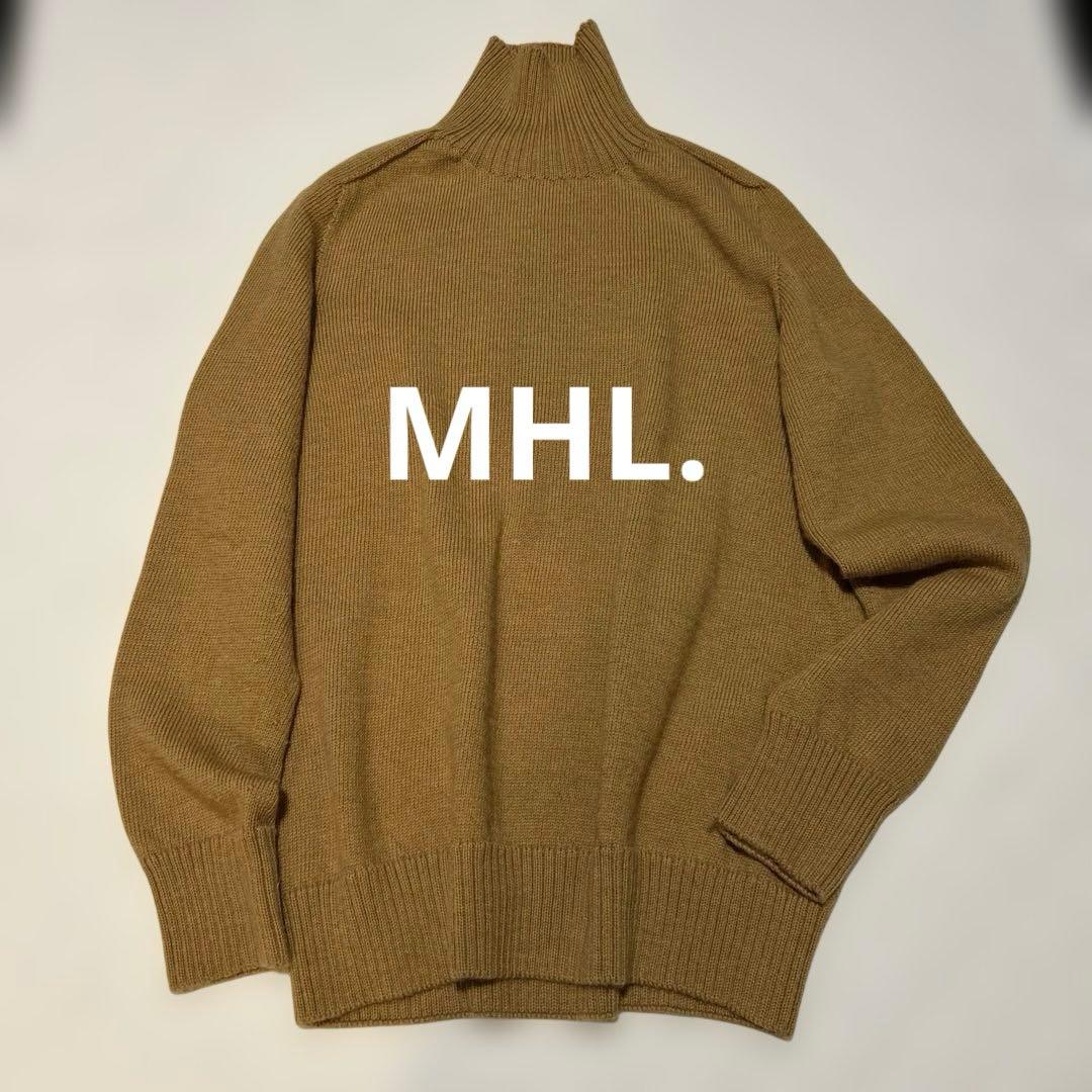 美品✨MHL. 100%ウール　ハイネックセーター スコットランド製 スコットランド製 MHL. BRITISH MERINO タートルネックニット - メルカリ
