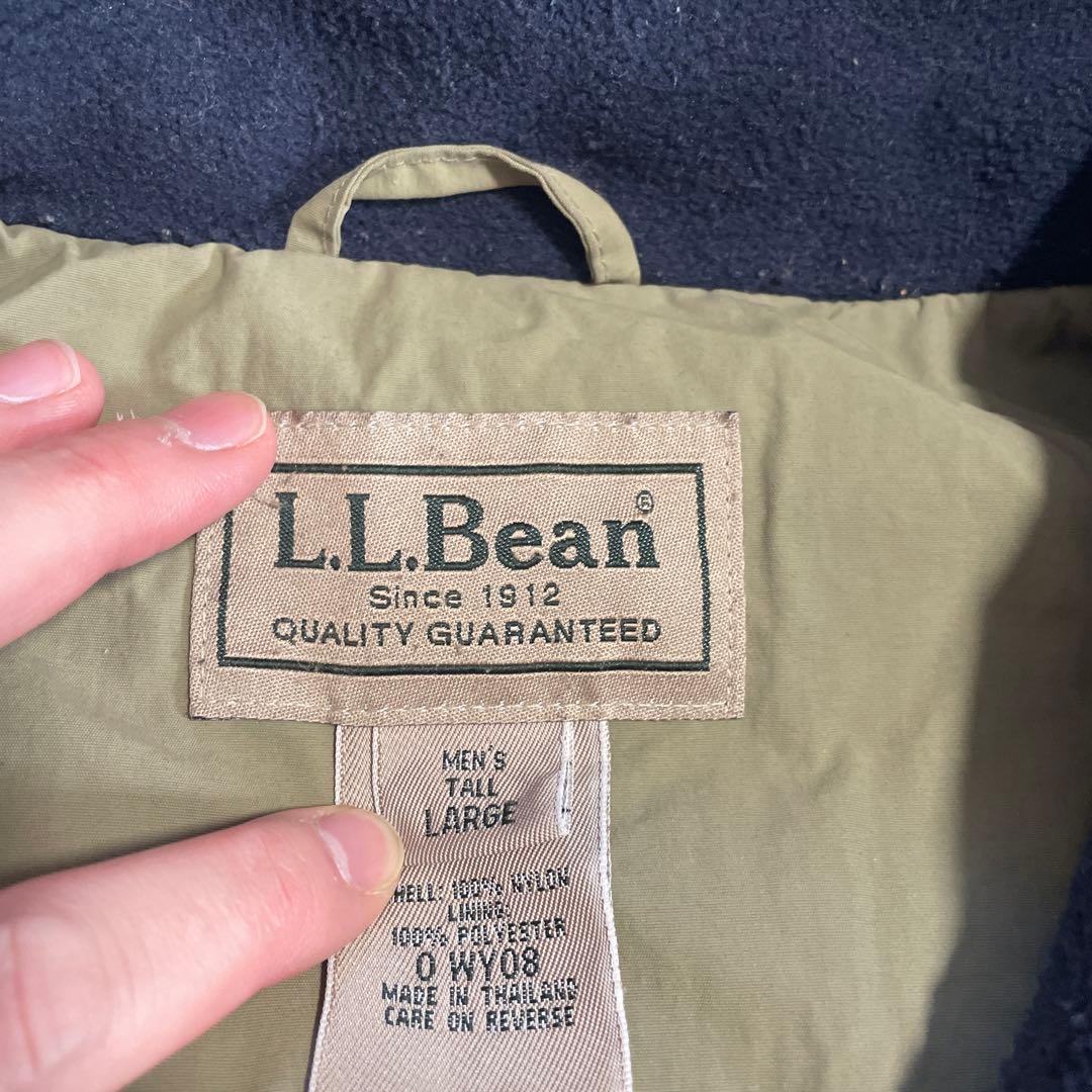 90s L.L.Bean エルエルビーン シェルドシンチラ ナイロンシェルベスト