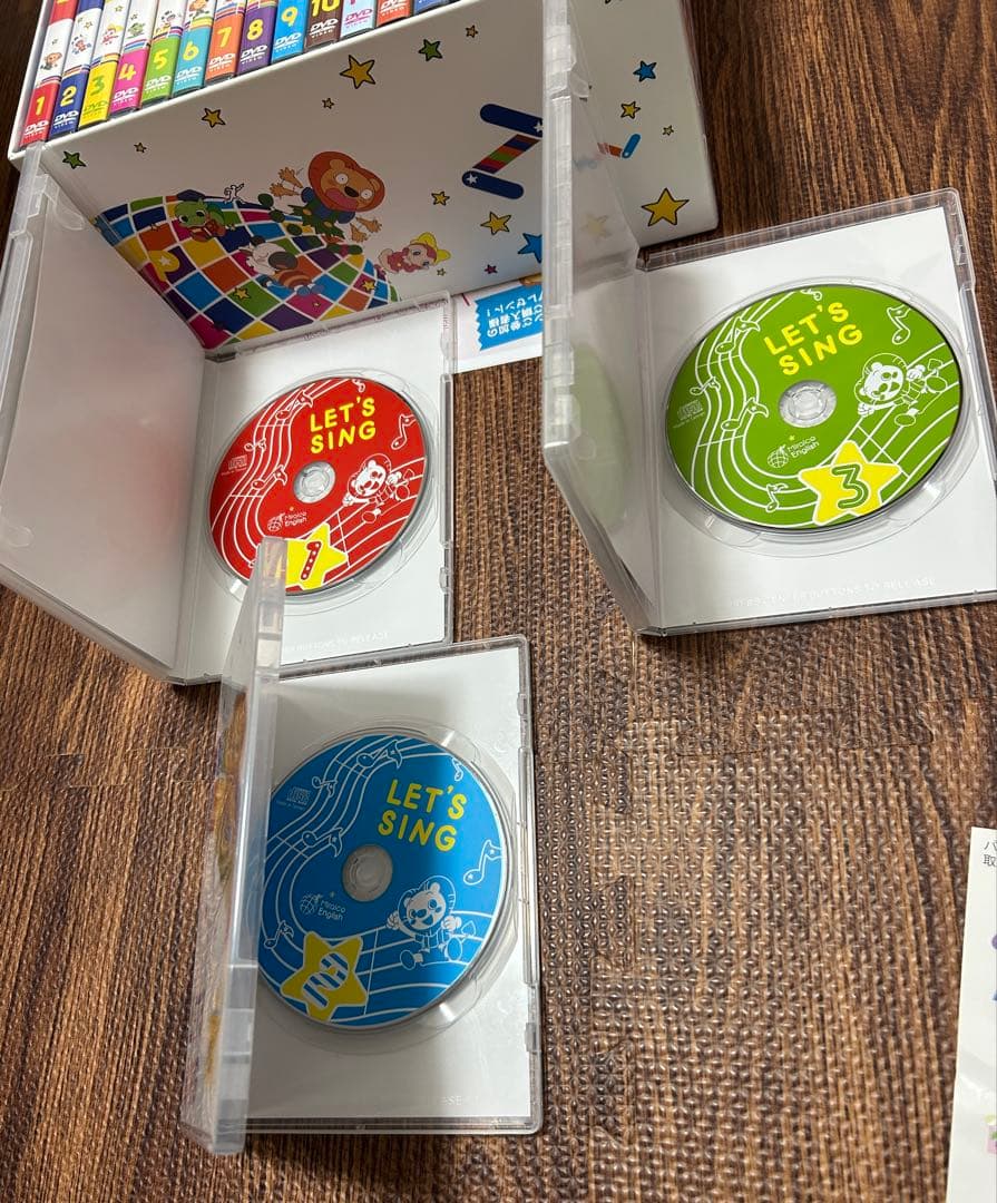 【美品・完品】Miraico English DVD ボックス