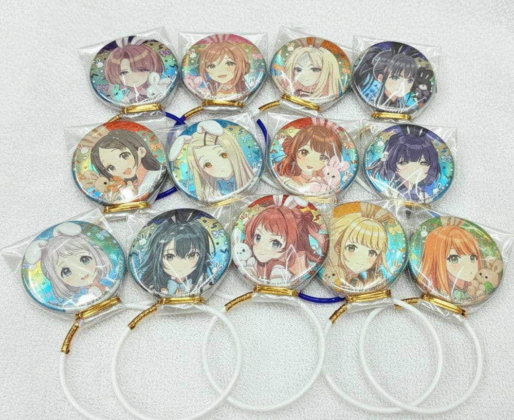 学園アイドルマスター オーロラ缶バッジ～GiGO限定～ 全13種コンプ