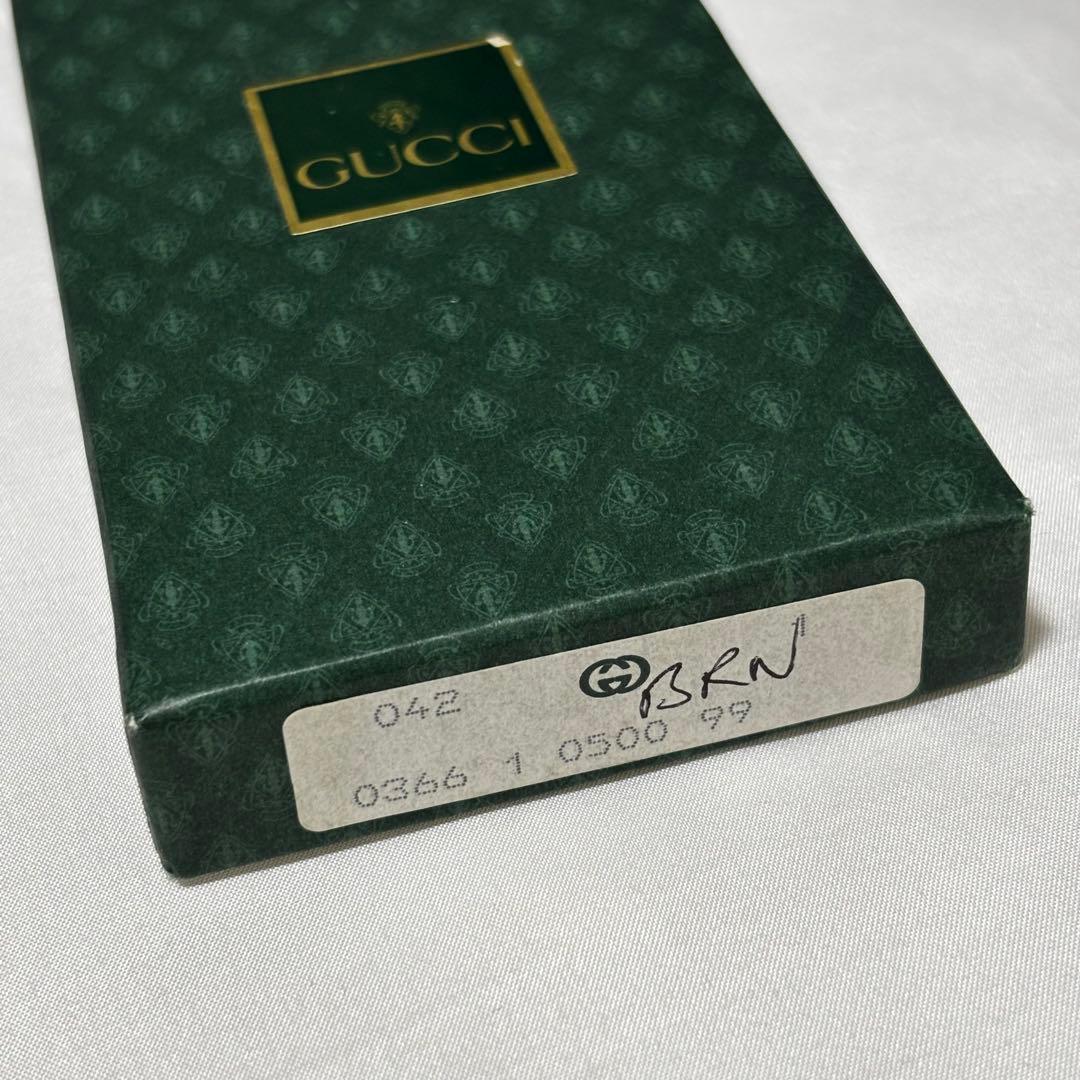 晴*様 GUCCI イタリア製 正規品 ヴィンテージ レザーキーホルダー 箱