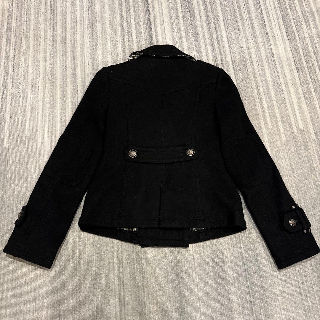 BURBERRY BLUE LABEL ピーコート 36号 y2k グランジ