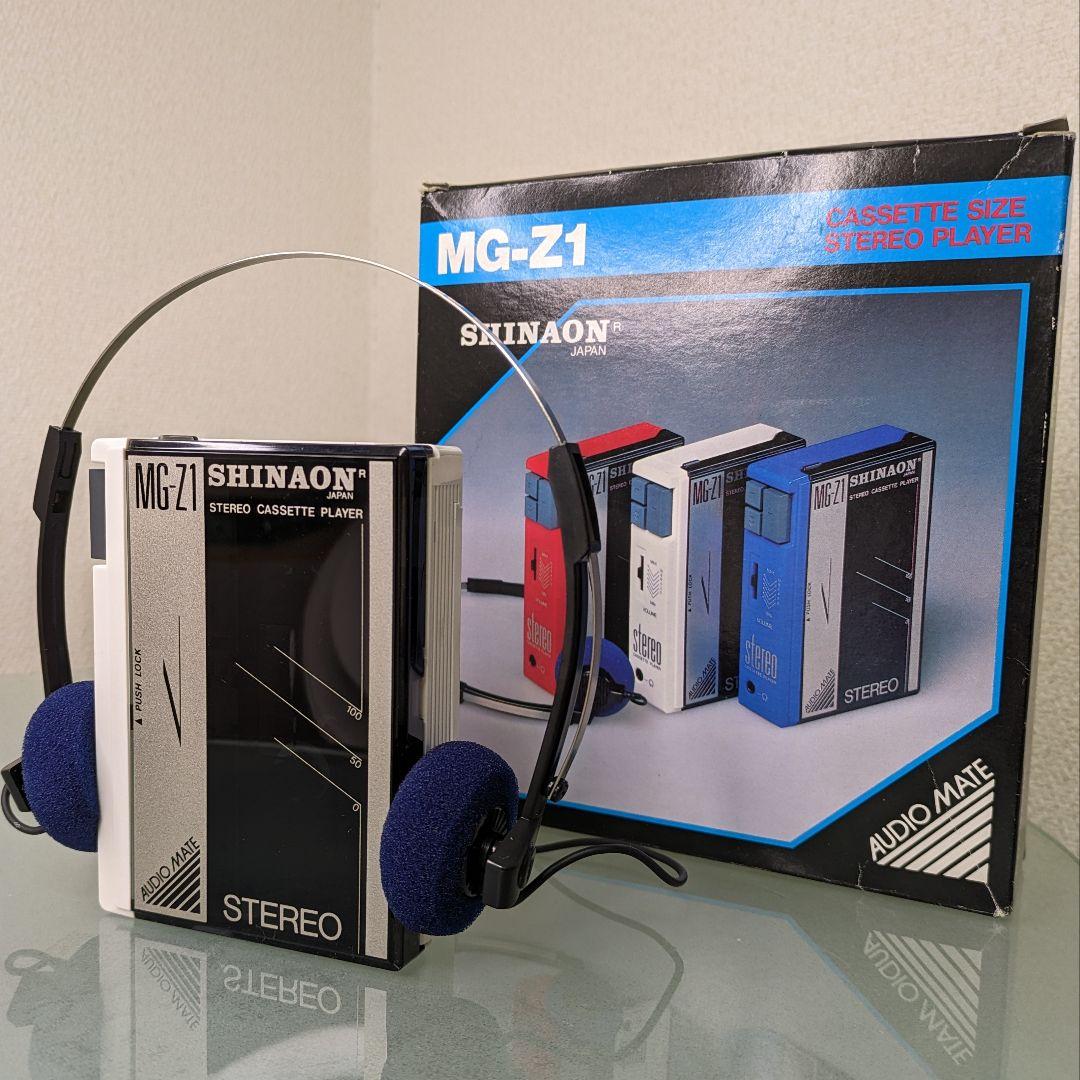 動作品】SHINAON ポータブルカセットプレーヤー MG-Z1 - メルカリ