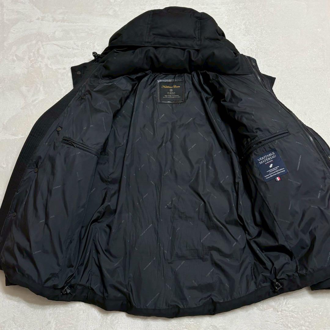 美品✨ ナノユニーバース 西川ダウン G2 ダウンジャケット ブラック M