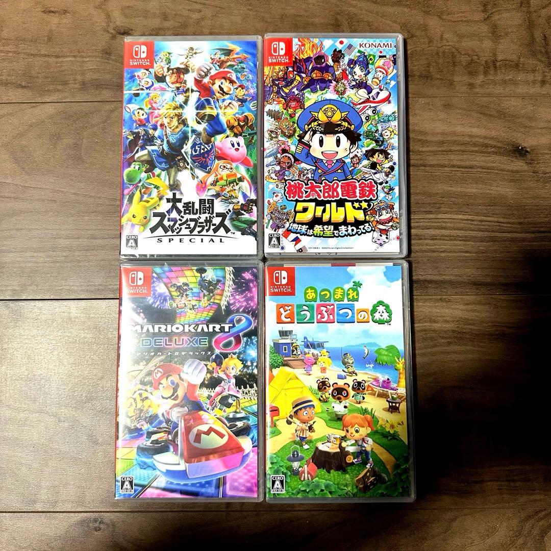 Nintendo Switch ソフト4本 新品未開封 - メルカリ