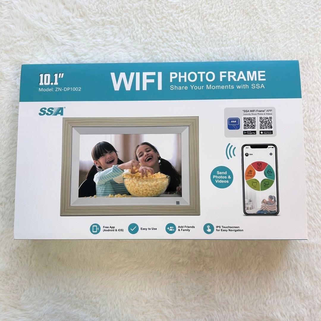 新品未使用✨デジタルフォトフレーム Wi-Fi 10.1インチ32GB内蔵 デジタルフォトフレーム WiFi 10.1インチ 32GB内蔵 アルバム スマホ