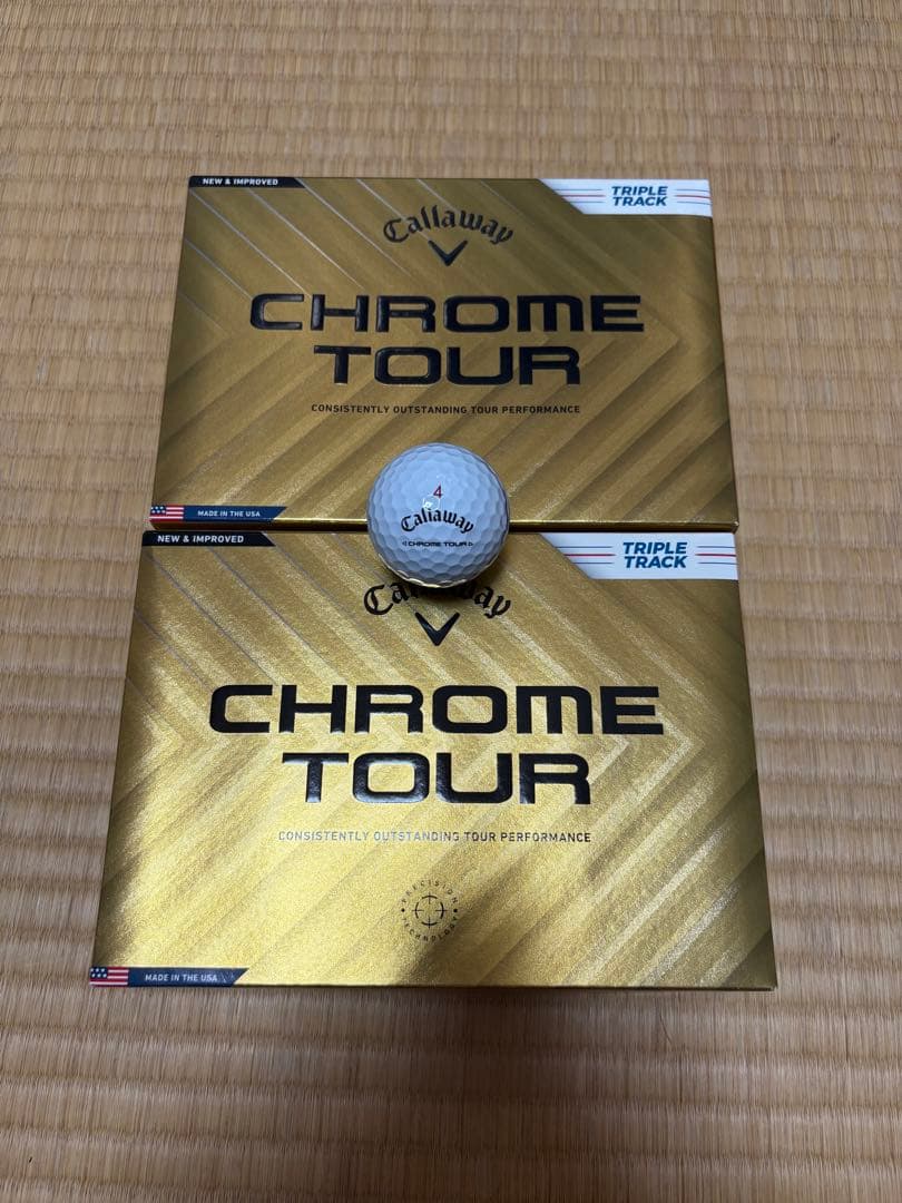 Callaway Chrome Tour ゴルフボール トリプルトラック　２４球 balls-2024-chrome-tour-triple-