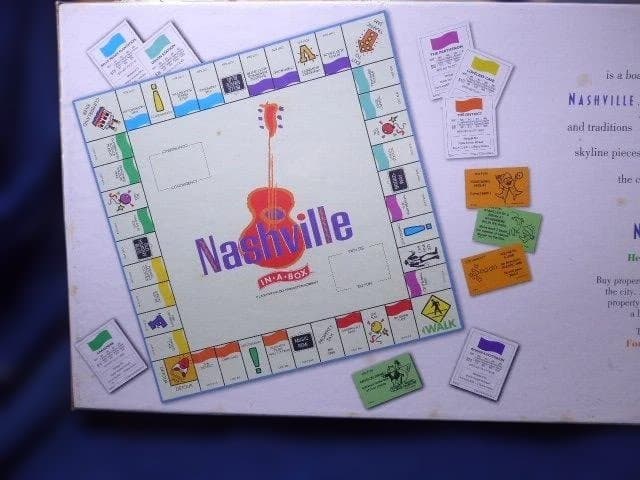 英語版 新品未開封の貴重な「ナッシュビル」モノポリースタイルの