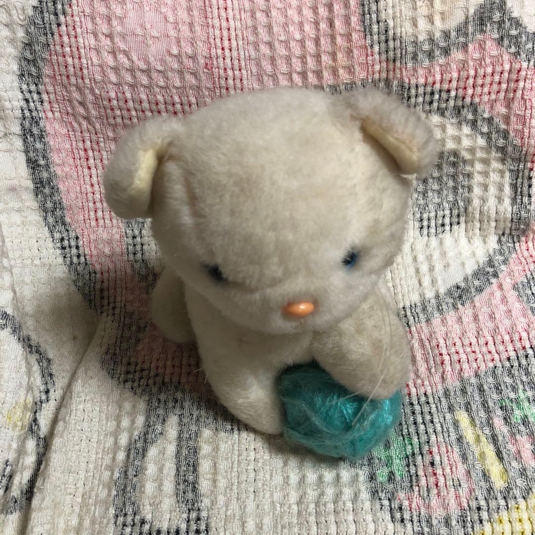 昭和レトロ ヴィンテージ 吉徳 白猫 ぬいぐるみ 中古品 - メルカリ