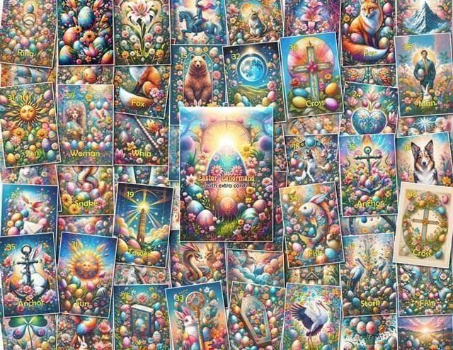 正規品ルノルマンカード】キュート＆カラフル✨カード53枚✨イースター