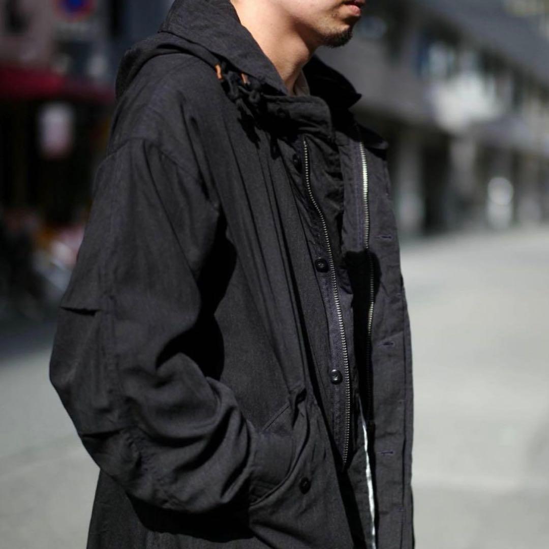 kaval 23S/S fish tail coat カヴァル kaval/fish tail long coat with liner “wool yak”(カヴァルの