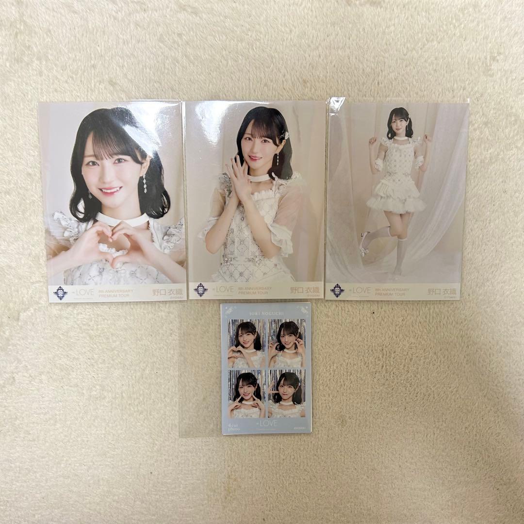 イコラブ 野口衣織 8周年 生写真 4カット - メルカリ
