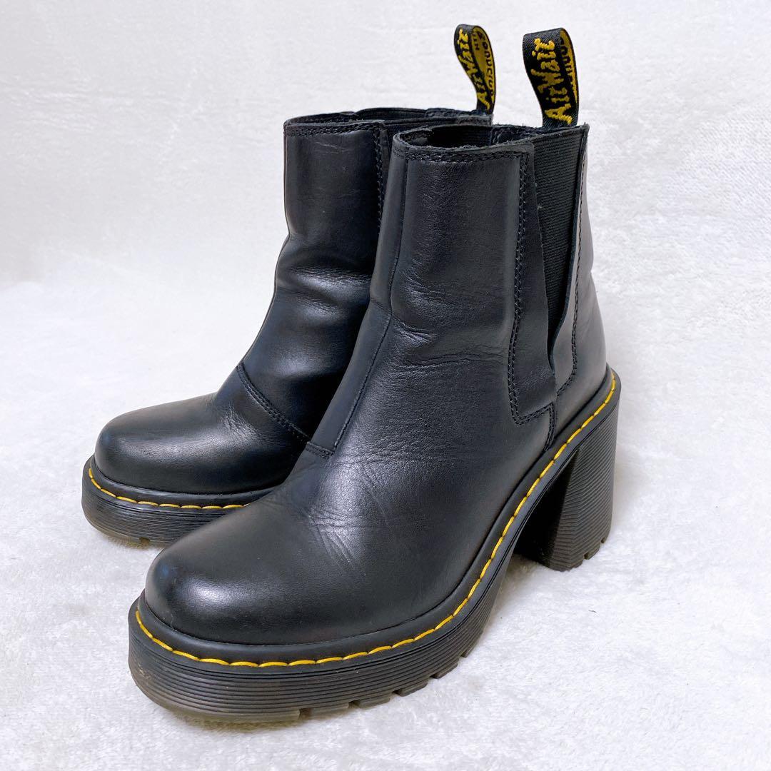 美品　ドクターマーチン　SPENCE　UK5　サイドゴア　厚底ヒール　ブラック 楽天市場】ドクターマーチン スペンスレディース SPENCE サイドゴア