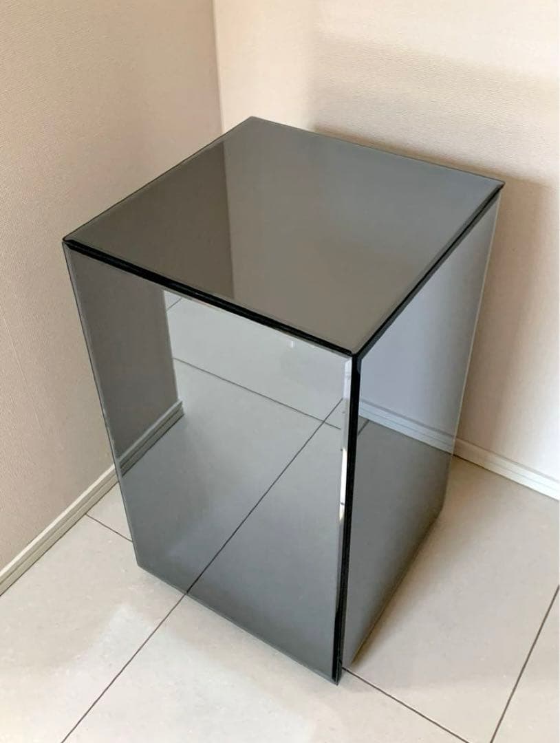 廃盤品◾️BoConcept ミラーテーブル グレー ボーコンセプトサイド