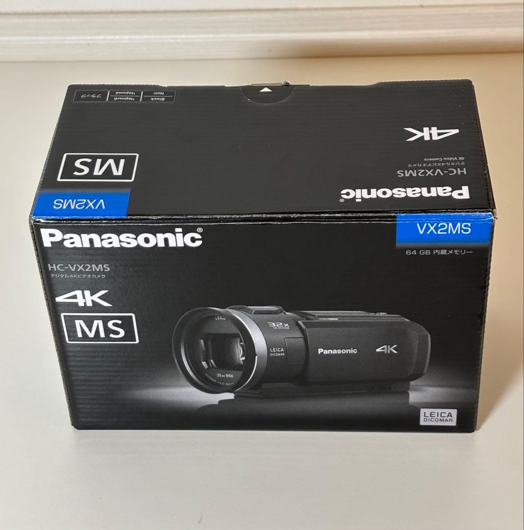 Panasonic HC-VX2MS ビデオカメラ 店頭展示品 パナソニック(Panasonic) 4K ビデオカメラ HC-VX2MS-K /スーツケース
