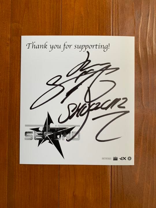 希少レア】EXILE THE SECOND 直筆サイン色紙 - メルカリ