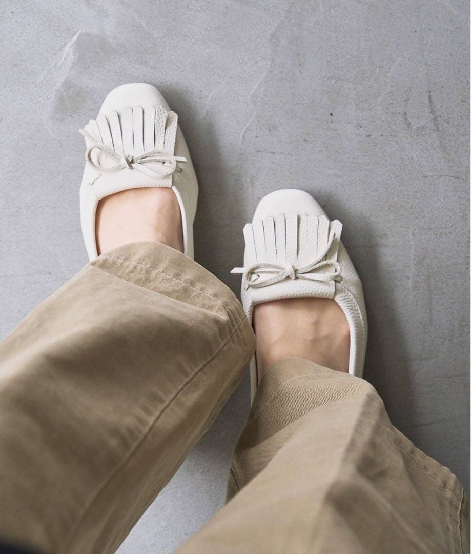 レザーキルトタッセルフラットIENA JOURNAL Spick andSpan - メルカリ