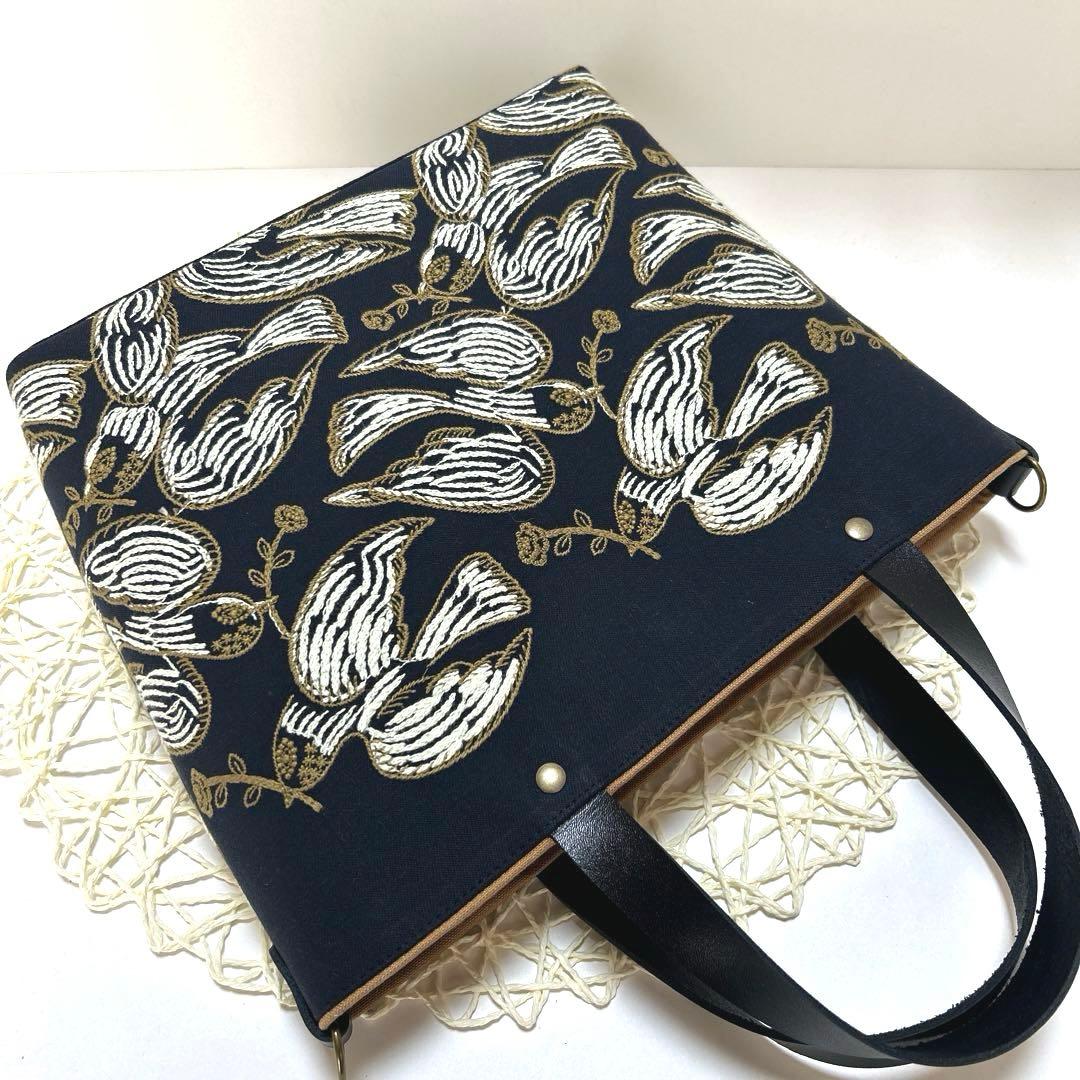 ミナペルホネン舟形トートバッグ ハンドメイド - メルカリ