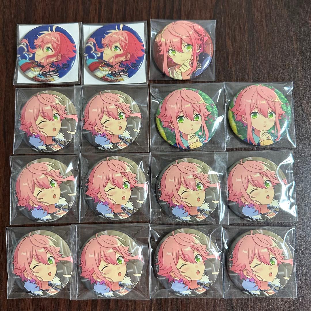 あんスタ 姫宮桃李 缶バッジ まとめ売り ホワイトブリム F2 テーマ缶