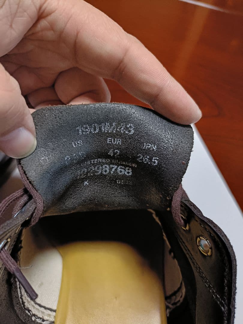 チペワ サービスオックスフォード 1901m43 26.5センチ - メルカリ