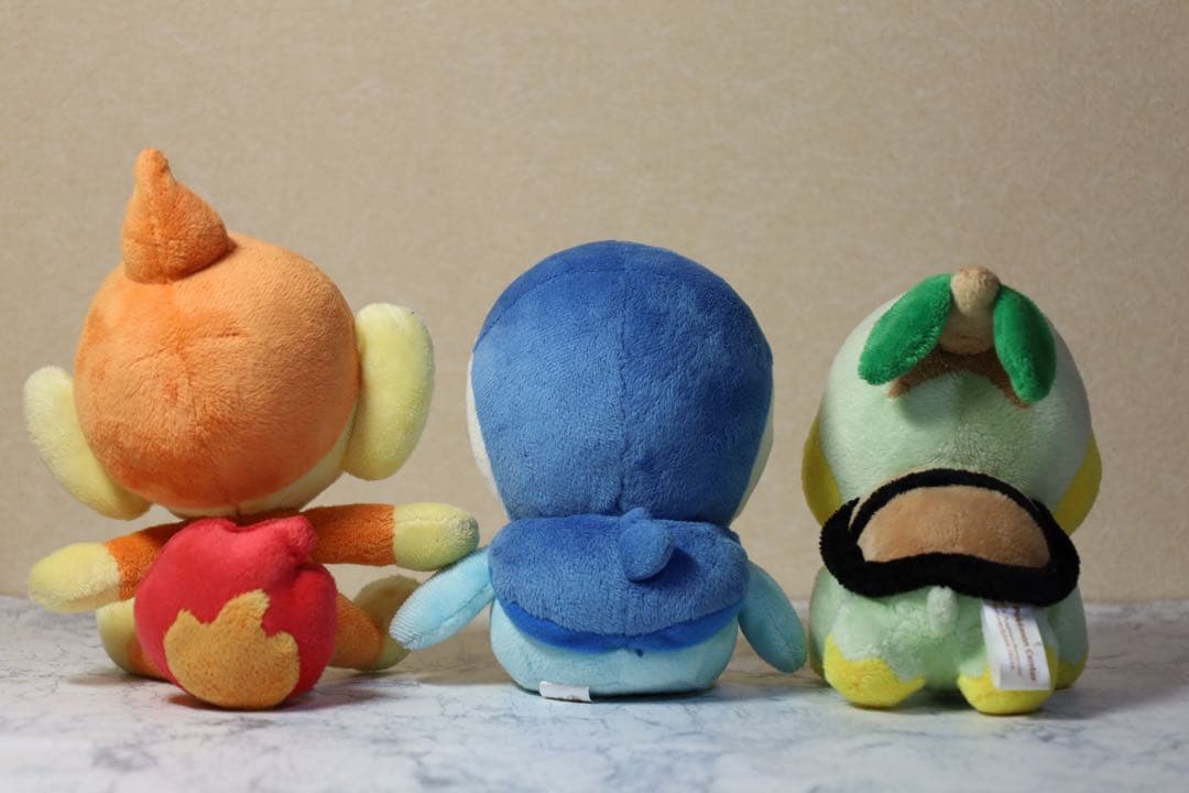 ☆ポケモンセンター 限定 ぬいぐるみ ナエトル ヒコザル ポッチャマ