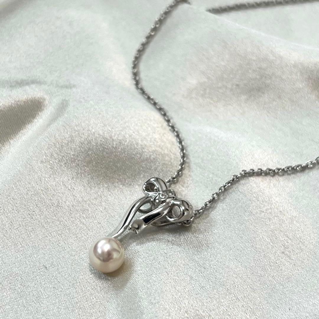 美品 TASAKI パールネックレス アコヤ真珠 本真珠 SILVER 田崎真珠