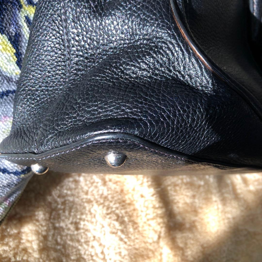 ☆TOD´Zトッズ☆ハンドバッグ 黒 保存袋有り