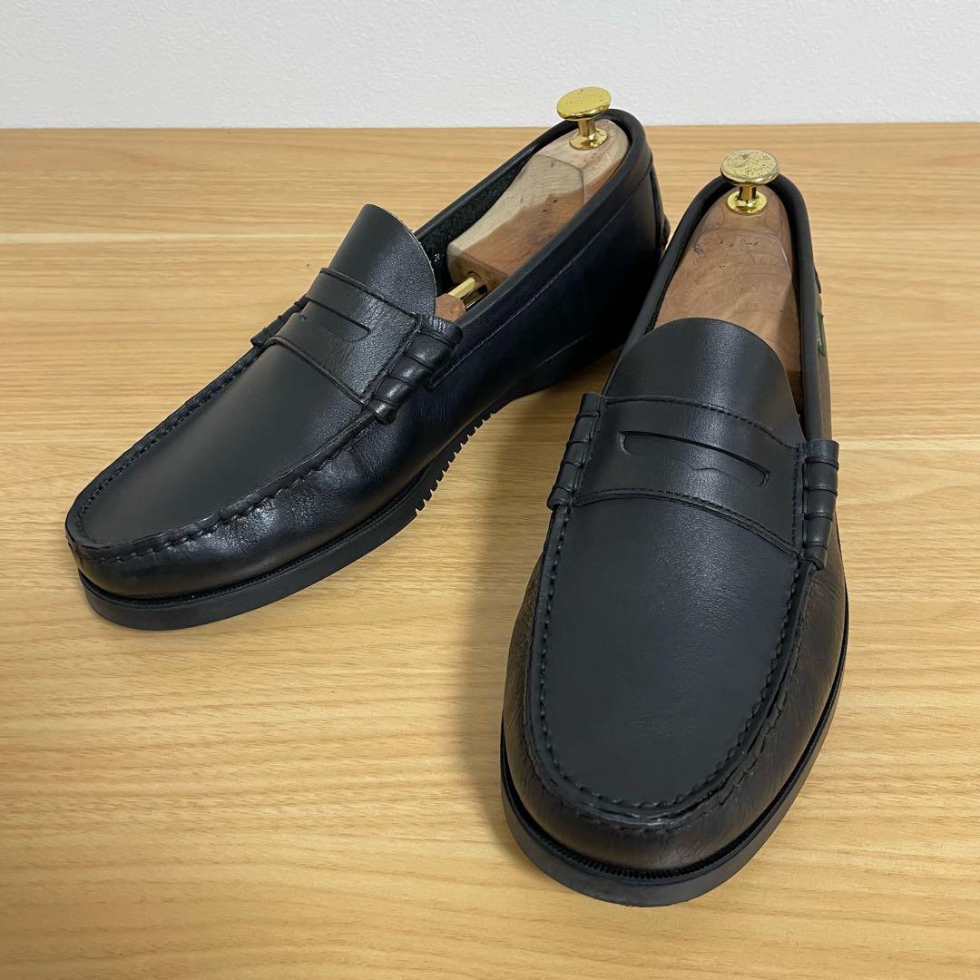 パラブーツ 1122 ローファー 革靴 ブラック 9 パラブーツ PARABOOT シューズ 靴 ローファー ビジネス 7107-09