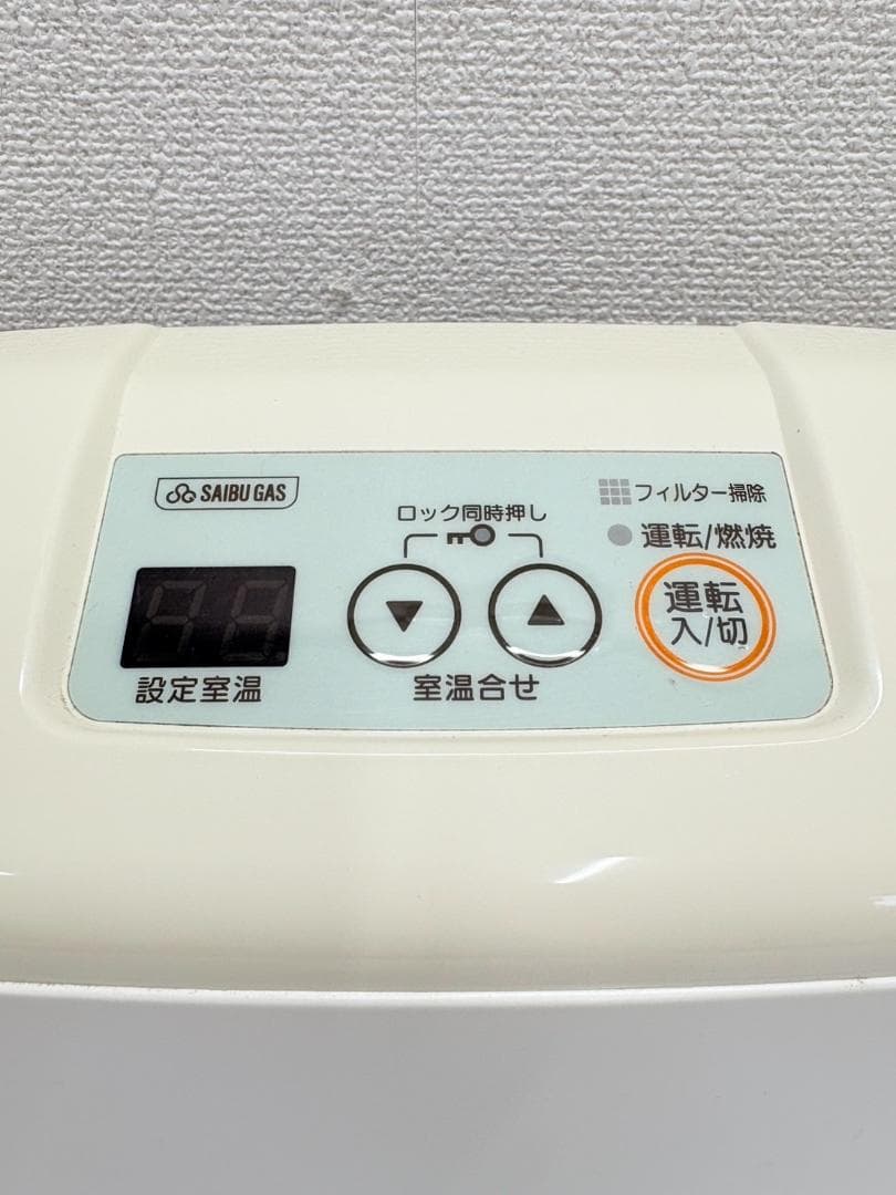 リンナイ都市ガス用ガスファンヒーターRC-M2403E（ホース付き） - メルカリ