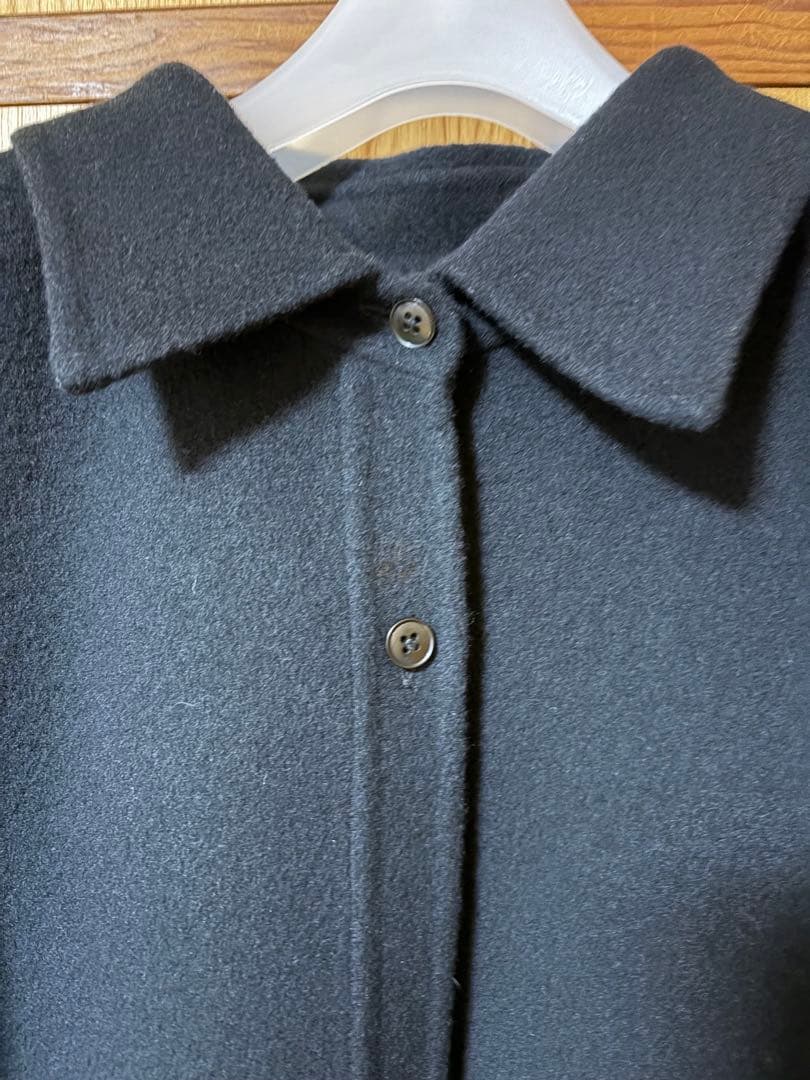 todayful トゥデイフル ウールシャツジャケット ブラック 36サイズ