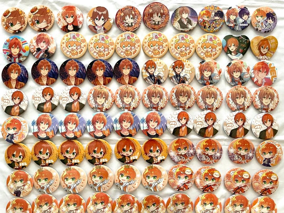 ◇すとぷり ジェルくん 缶バッジ 130個まとめ売り ◇ - メルカリ