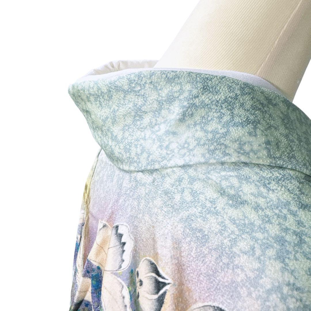 A130愛華 着物 訪問着 作者物 落款あり 辻ヶ花 正絹 美品 - メルカリ