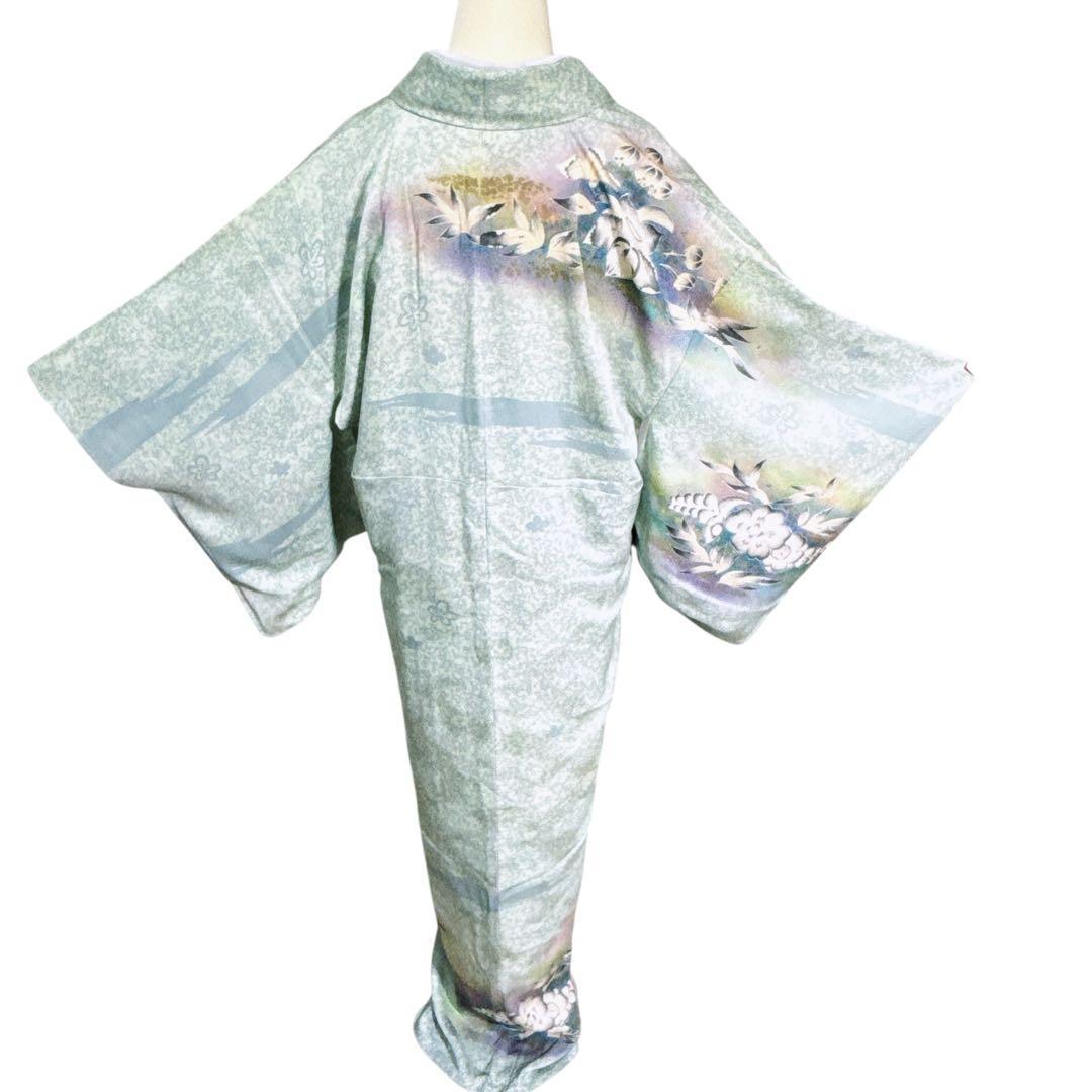 A130愛華 着物 訪問着 作者物 落款あり 辻ヶ花 正絹 美品 - メルカリ