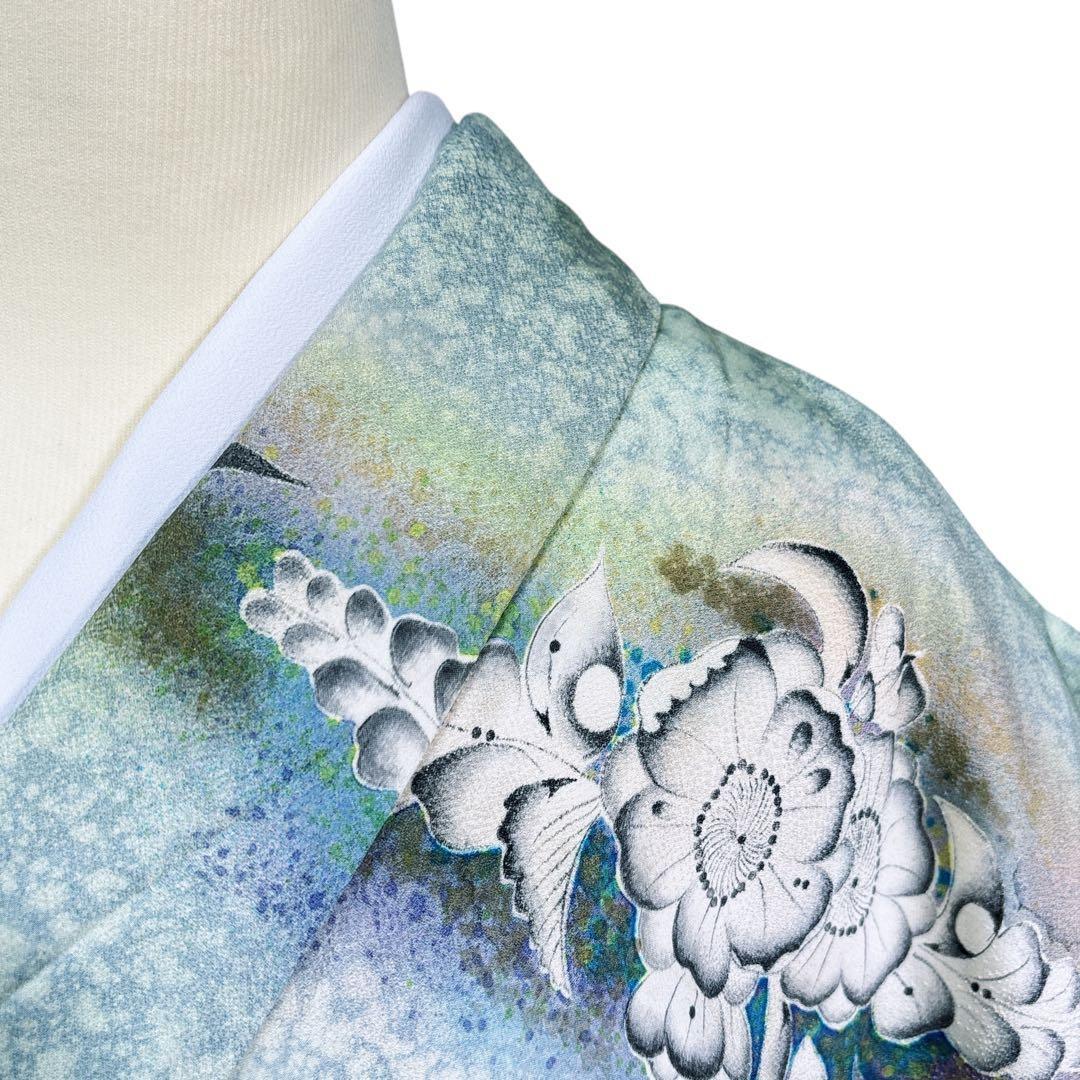 A130愛華 着物 訪問着 作者物 落款あり 辻ヶ花 正絹 美品 - メルカリ