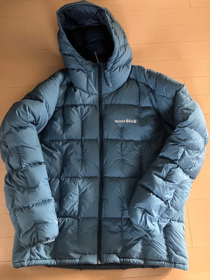 mont-bell ネージュダウンパーカ M-Rサイズ ブルー ネージュダウン パーカ Men's｜モンベル