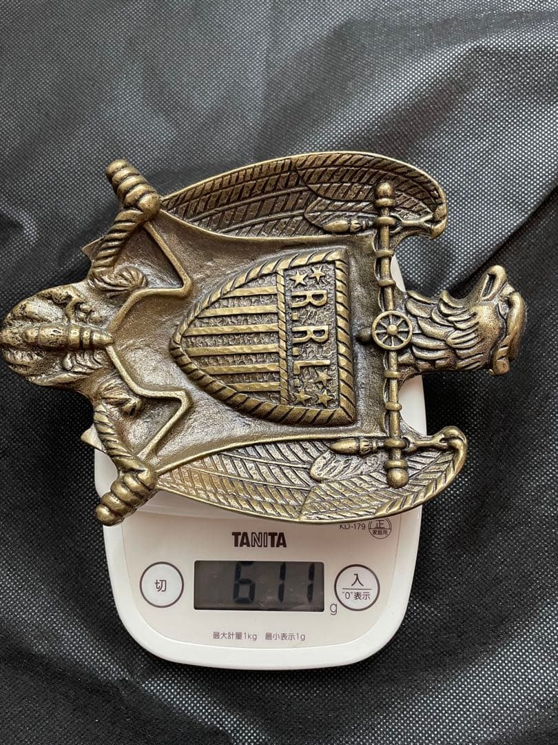 RRL 鋳銅製 フライングイーグル トレイ 600g↑ 男前雑貨