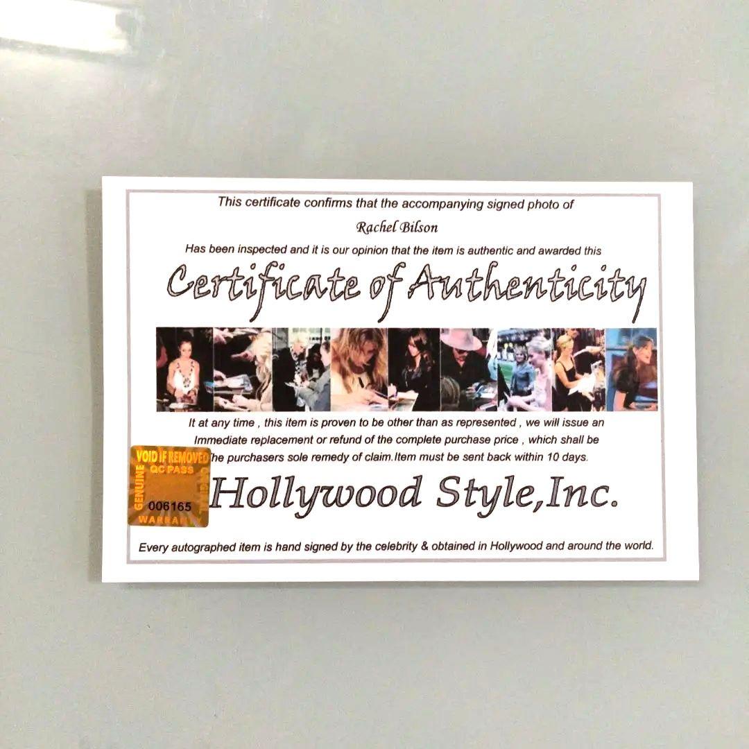 レイチェル・ビルソン直筆サイン入り写真…ジャンパー