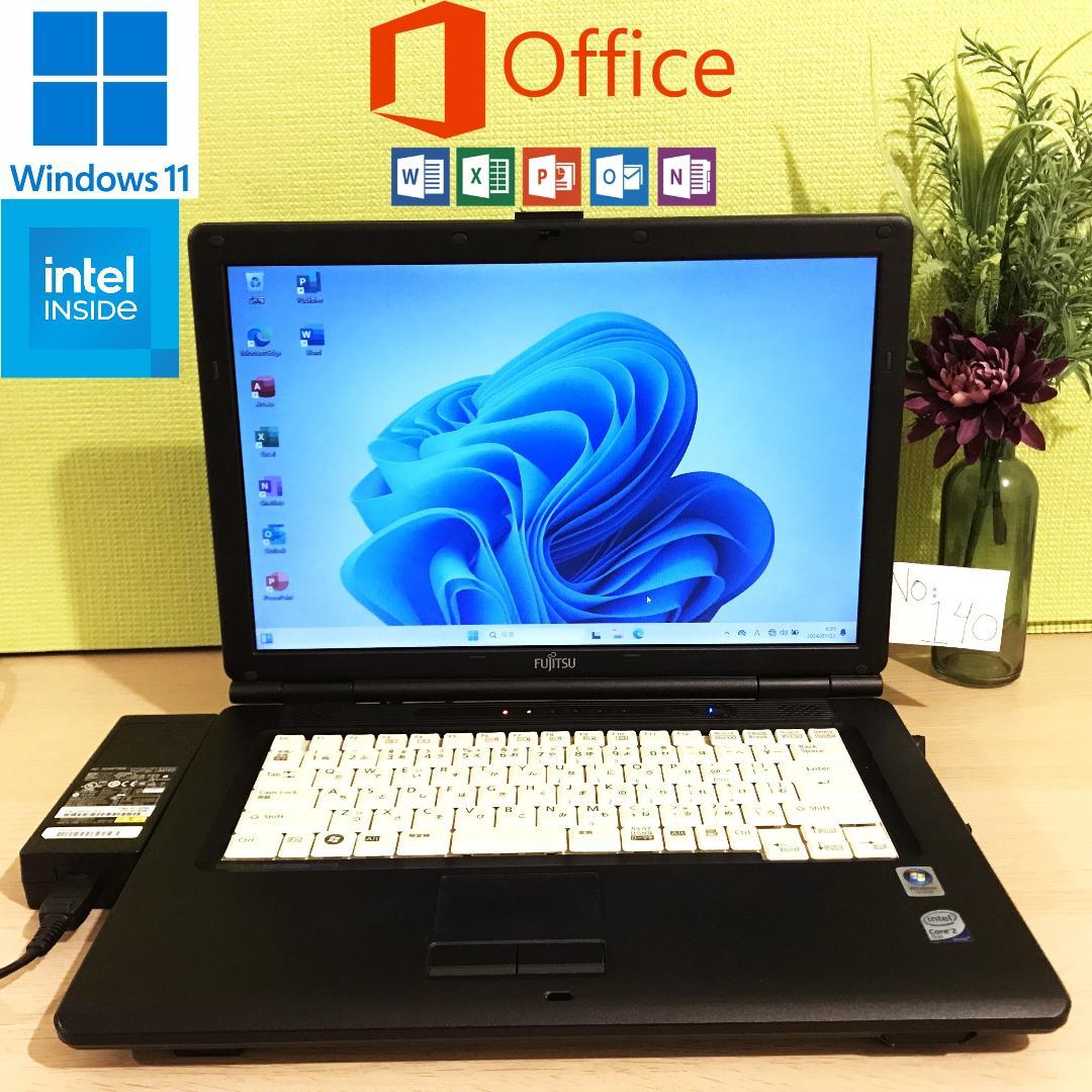 Fujitsu Lifebook ノートPC Office Win11 パソコン 富士通（FUJITSU） ノートパソコン Office搭載 新品 同様 windows11