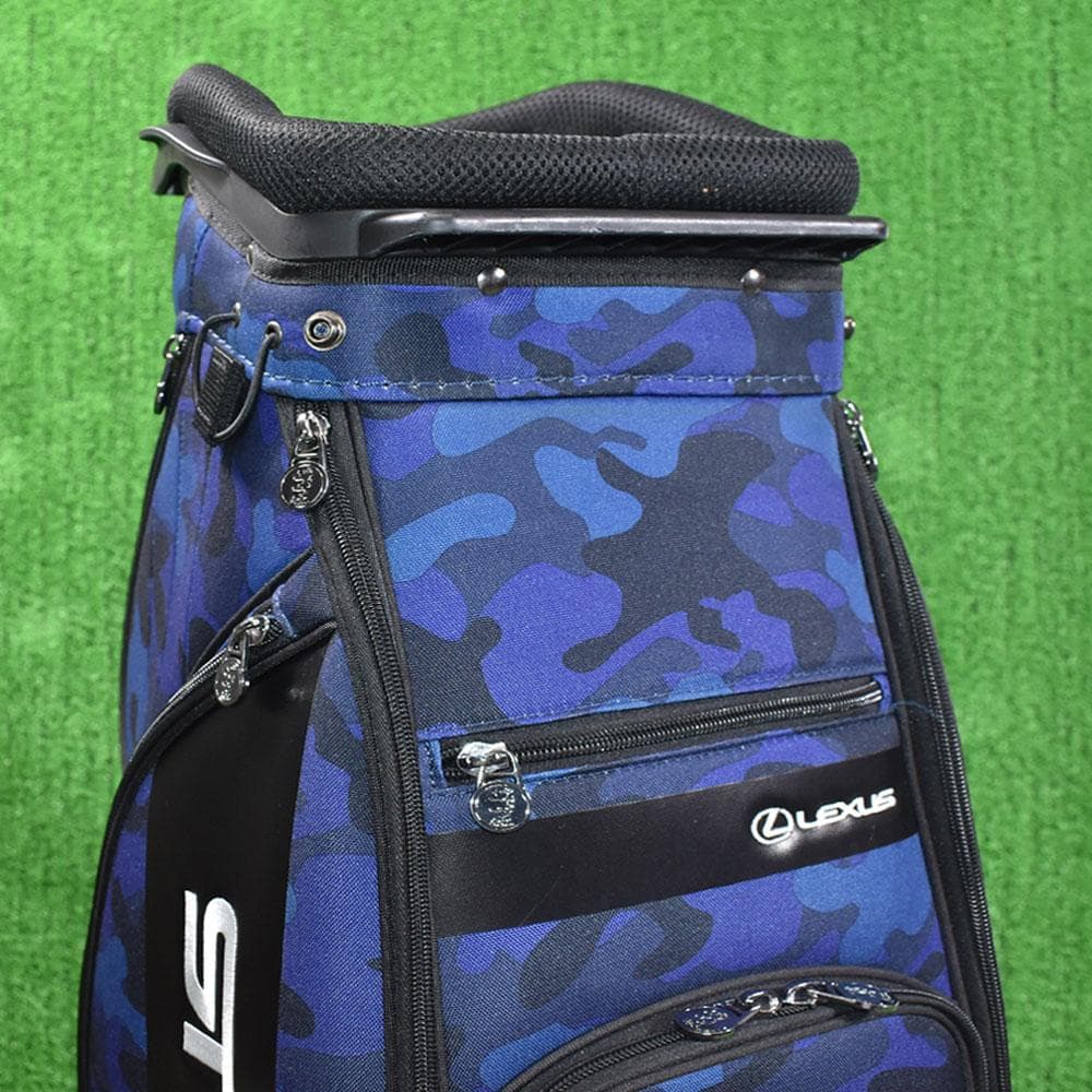 LEXUS/レクサス ゴルフ キャディバッグ9型【ブルーカモ】美品