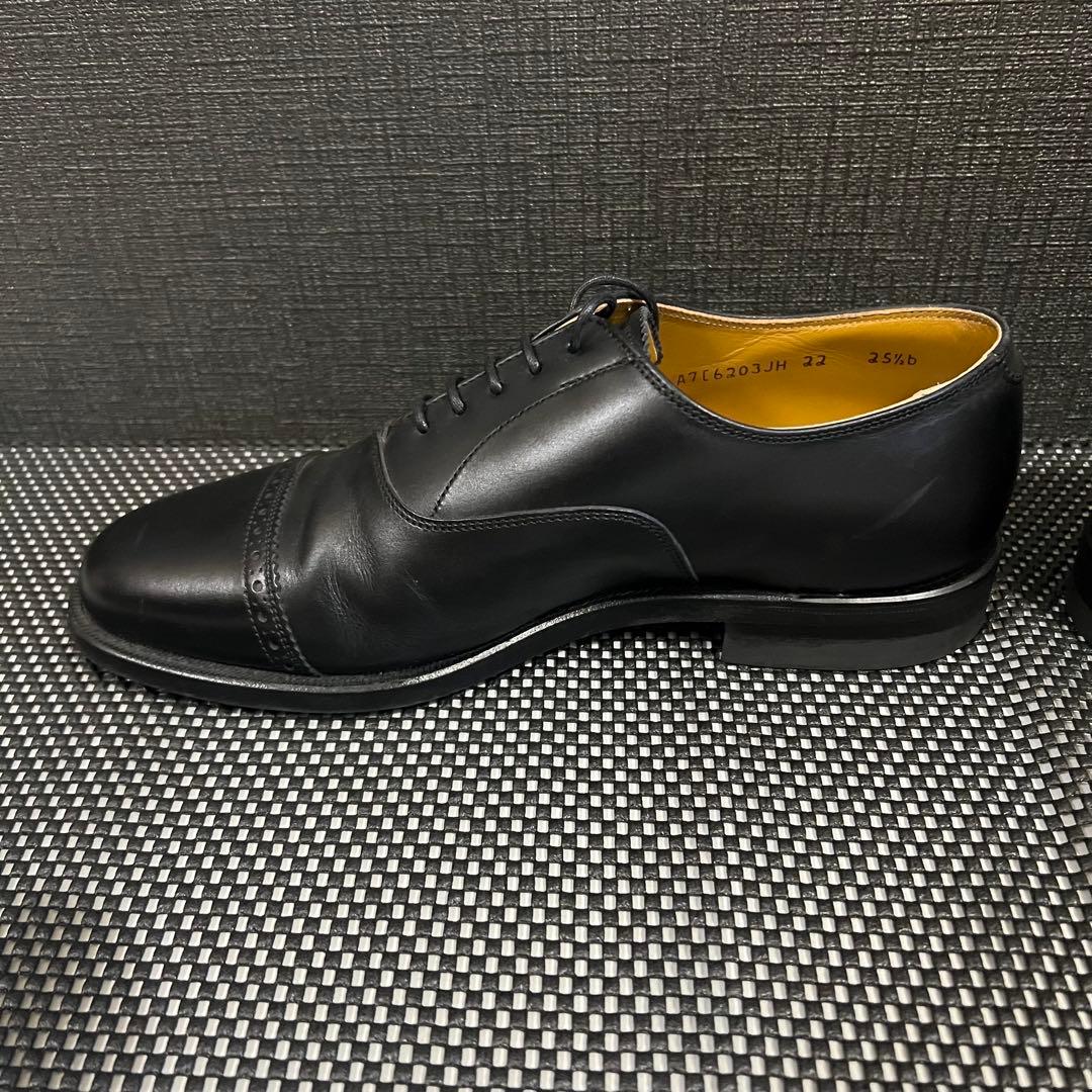 超美品 定番品 REGAL 内羽根 ストレートチップ JH22 黒 25.5cm