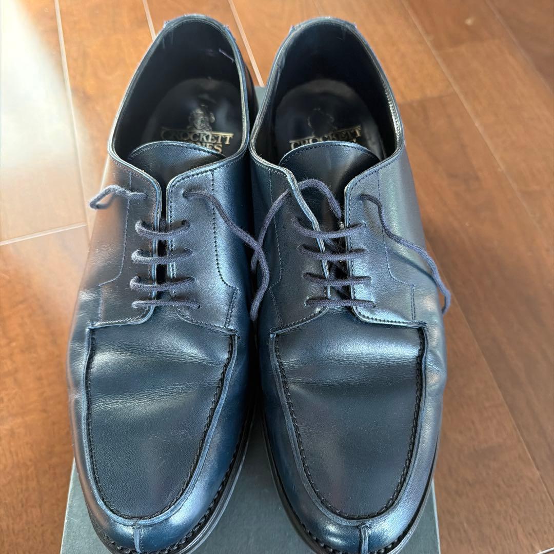 Crockett & Jones Moreton 7½ E ネイビー - メルカリ