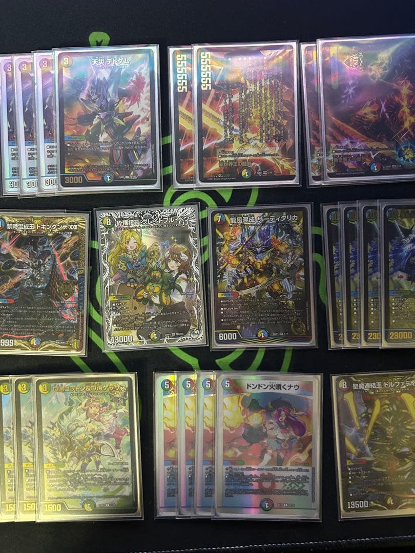 デュエマ 5Cディスペクターデッキ55枚 スリーブ、おまけ付き - メルカリ