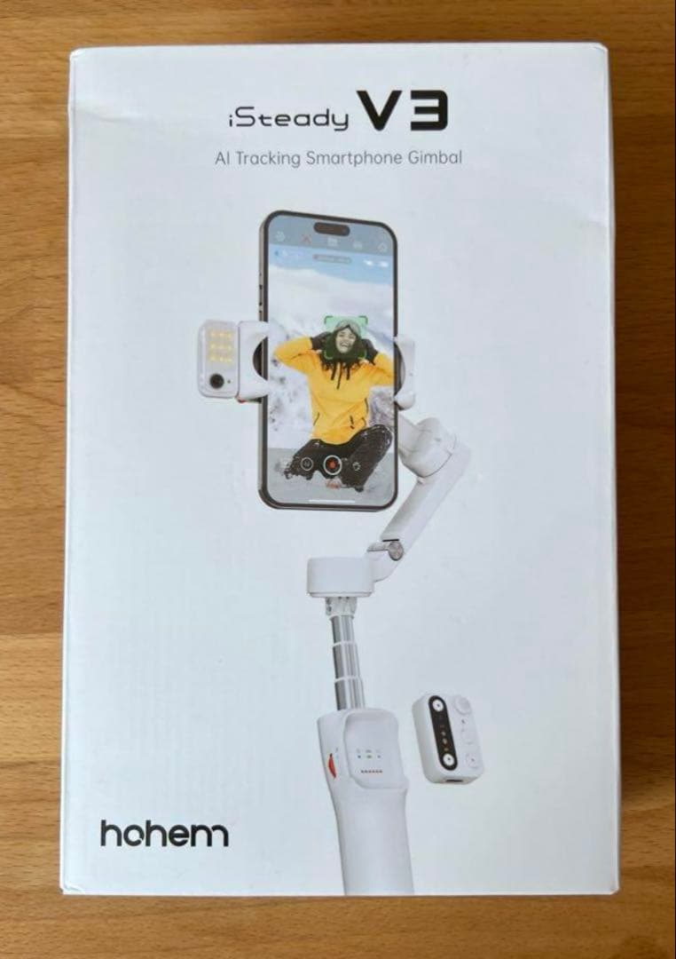 hohem iSteady V3 AI搭載スマホジンバル(ホワイト) Amazon.com: hohem iSteady V3 Gimbal Stabilizer for iPhone, Phone