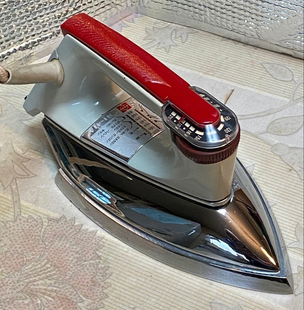 ⚫️昭和レトロ ナショナル 8号自動アイロン N1-41A 動作確認済 - メルカリ