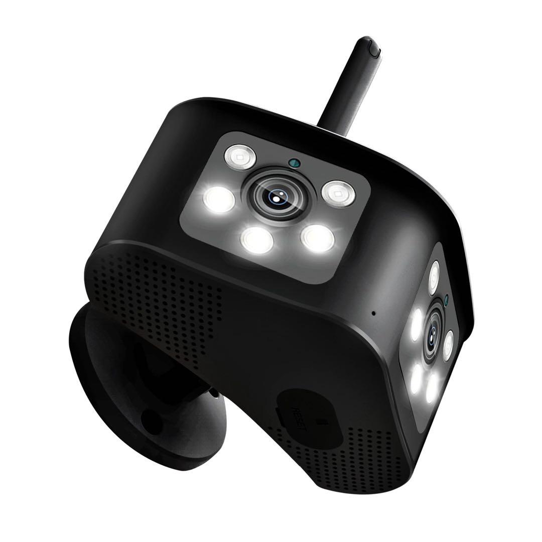 防犯カメラ 屋外 ワイヤレス 4K/660万 wifiカメラ 2眼レンズ Amazon.co.jp: RIUQIMO 防犯カメラ 屋外 ワイヤレス 4K/660万 wifi