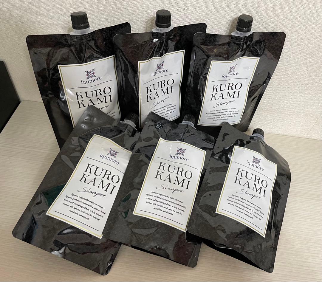 【新品】イクモア　クロカミシャンプー ナチュラルブラック400g 6個セット Amazon | 【ヘアケア専門医師監修ブランド】イクモアクロカミ