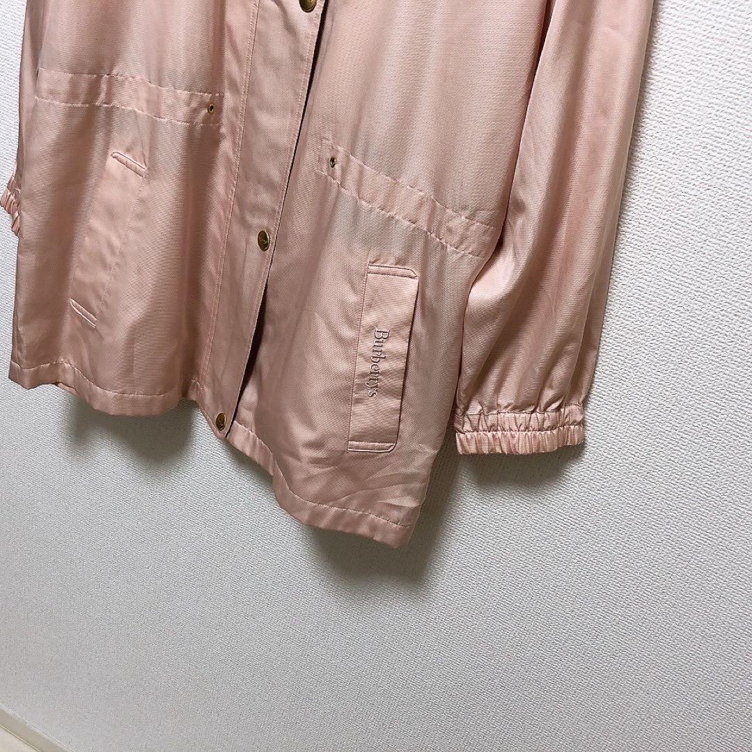 バーバリー ブルゾンコート 金ボタン ピンク ノバチェック - メルカリ