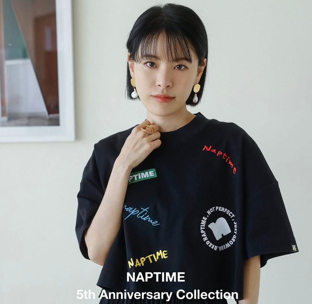 Naptime 刺繍Tシャツ 黒 XLサイズ