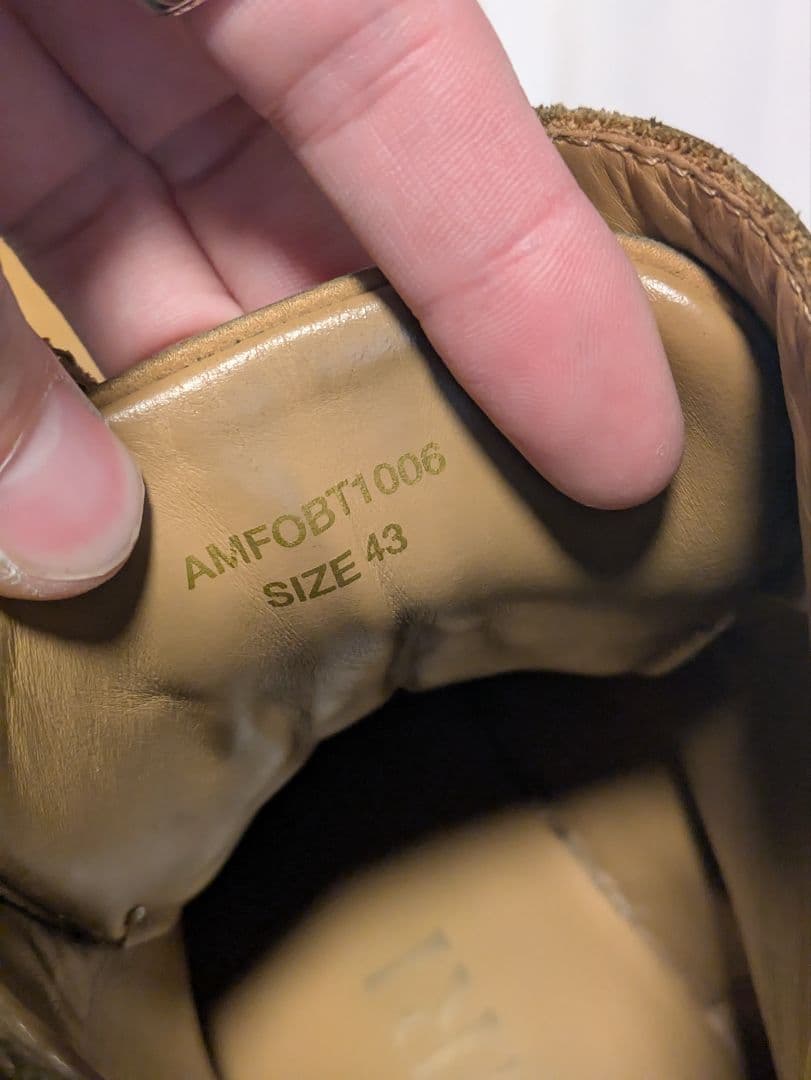 AMIRI スエード デザートブーツ 43 - メルカリ